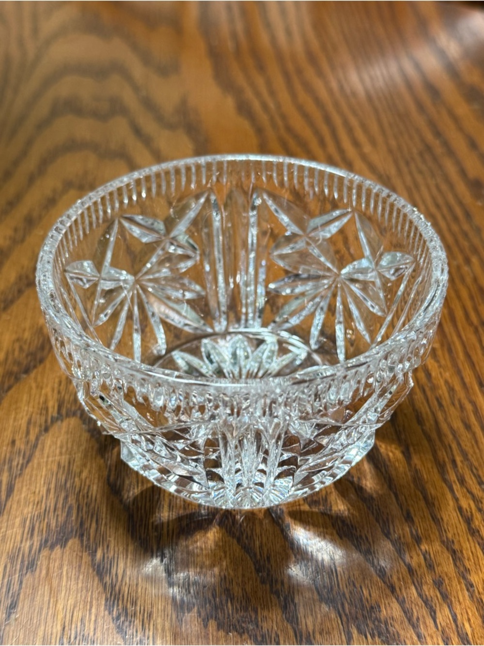 Vintage Clear Glass Sugar Bowl With Lid - Picture 2 of 9